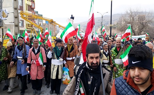 طنین انداز شدن فریاد ضد استکبار در لرستان