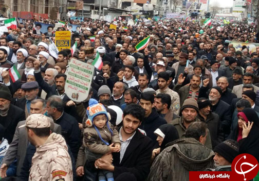 آغاز حضور پرشور دیار علویان در جشن چهل سالگی انقلاب اسلامی +تصاویر