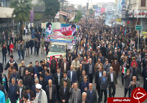 آغاز حضور پرشور دیار علویان در جشن چهل سالگی انقلاب اسلامی +تصاویر