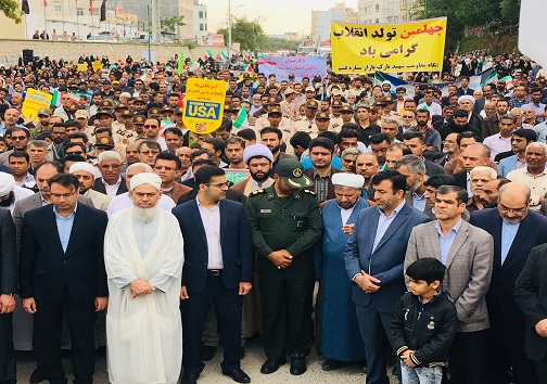 عکس&zwnj;ها و حاشیه&zwnj;های راهپیمایی ۲۲ بهمن ۹۷ در هرمزگان