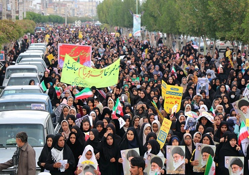 عکس&zwnj;ها و حاشیه&zwnj;های راهپیمایی ۲۲ بهمن ۹۷ در هرمزگان