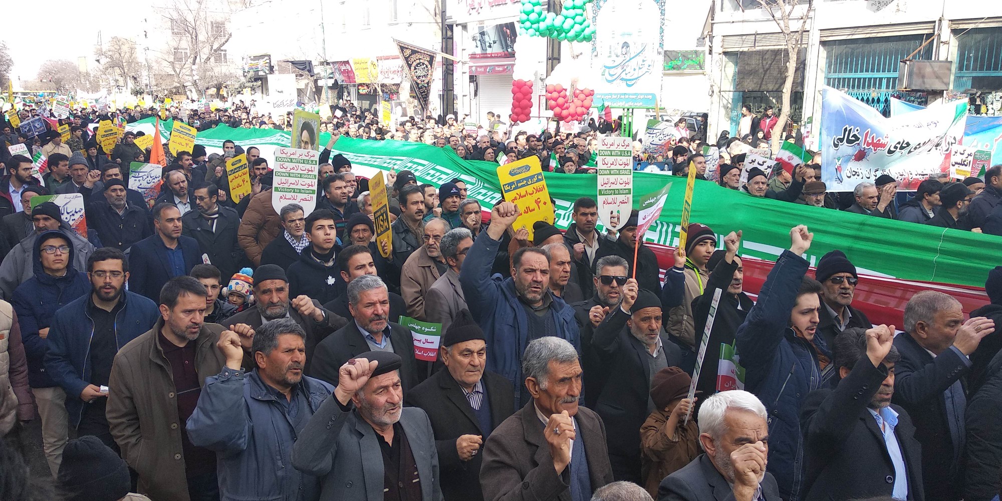 راهپیمایی ۲۲ بهمن ۹۷ در زنجان