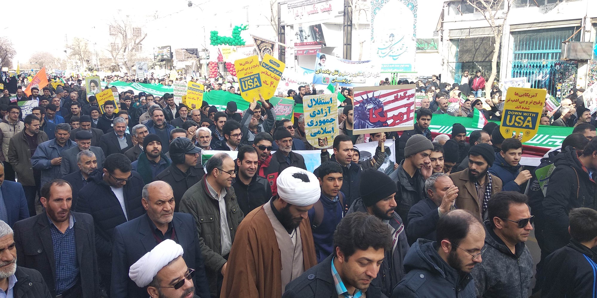 راهپیمایی ۲۲ بهمن ۹۷ در زنجان