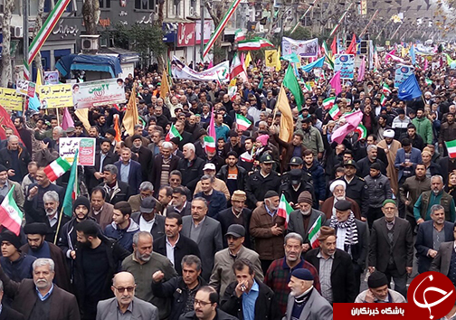 عکس&zwnj;ها و حاشیه&zwnj;های راهپیمایی ۲۲ بهمن ۹۷ شهرستان گرگان