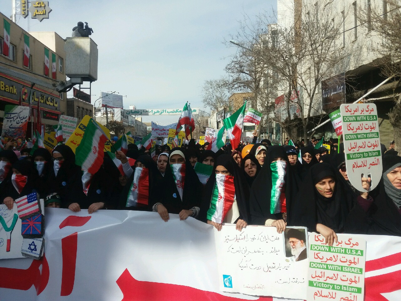 راهپیمایی ۲۲ بهمن ۹۷ در زنجان