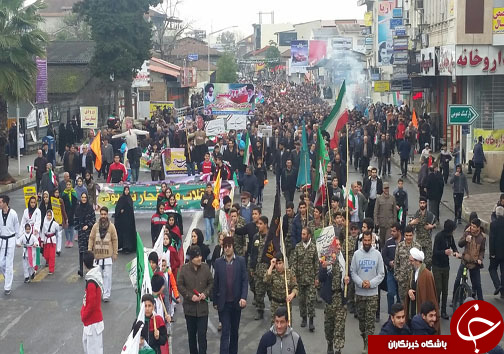 آغاز حضور پرشور دیار علویان در جشن چهل سالگی انقلاب اسلامی +تصاویر