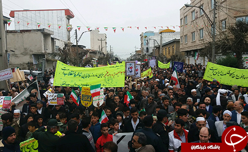 عکس&zwnj;ها و حاشیه&zwnj;های راهپیمایی ۲۲ بهمن ۹۷ استان گلستان
