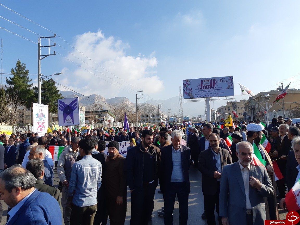عکس&zwnj;ها و حاشیه ها&zwnj;ی راهپیمایی ۲۲ بهمن ۹۷ استان ایلام