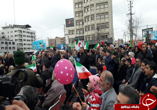 آغاز حضور پرشور دیار علویان در جشن چهل سالگی انقلاب اسلامی +تصاویر