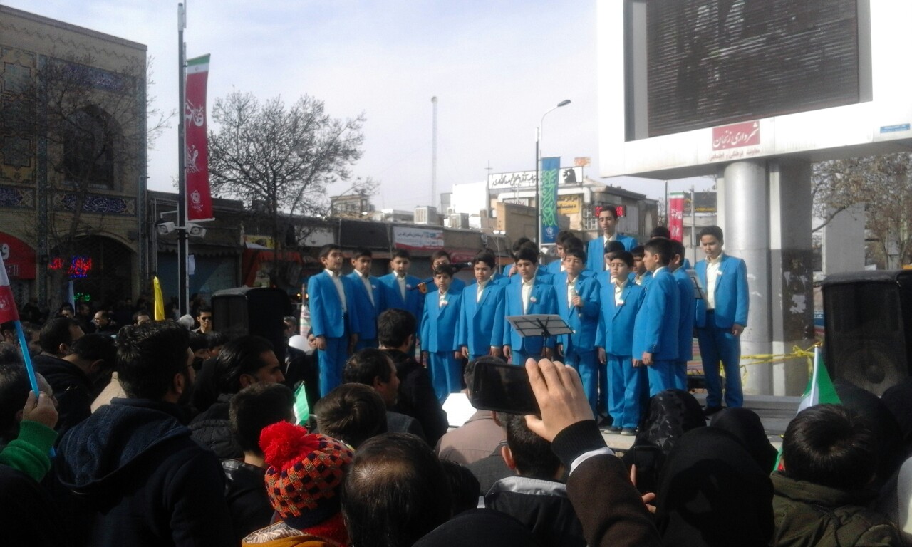 راهپیمایی ۲۲ بهمن ۹۷ در زنجان