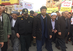 عکس‌ها و حاشیه‌های راهپیمایی ۲۲ بهمن ۹۷ شهرستان مهاباد