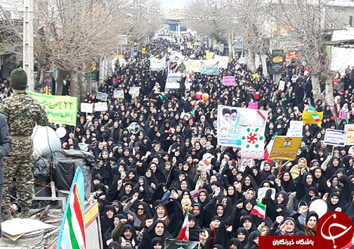 عکس&zwnj;ها و حاشیه&zwnj;های راهپیمایی ۲۲ بهمن ۹۷ استان گلستان