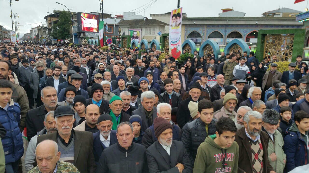 عکس&zwnj; ها و حاشیه&zwnj;های راهپیمایی ۲۲ بهمن ۹۷ در شهرستان آستانه اشرفیه