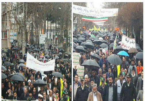 عکس&zwnj;ها و حاشیه&zwnj;های راهپیمایی ۲۲ بهمن ۹۷ استان کرمانشاه