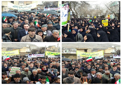 عکس&zwnj;ها و حاشیه&zwnj;های راهپیمایی ۲۲ بهمن ۹۷ در استان کرمانشاه