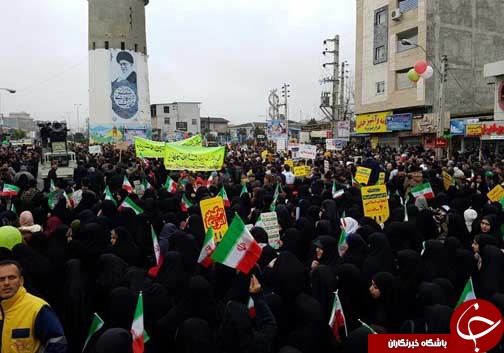 عکس&zwnj;ها و حاشیه&zwnj;های راهپیمایی ۲۲ بهمن ۹۷ در استان گلستان
