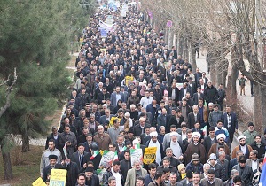 راهپیمایی ۲۲ بهمن در شهرستان‌های آذربایجان غربی