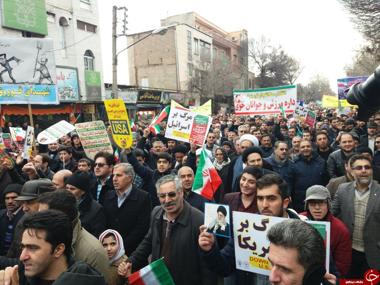 راهپیمایی ۲۲ بهمن در شهرستان&zwnj;های آذربایجان غربی
