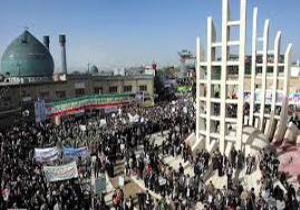 حضور حماسی مردم شیراز، زنجان، شهرکرد و بجنورد در جشن چهل سالگی انقلاب + فیلم