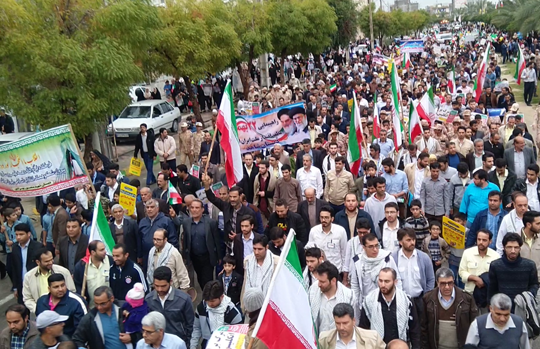 عکس&zwnj; ها و حاشیه&zwnj;های راهپیمایی ۲۲ بهمن ۹۷ در استان بوشهر