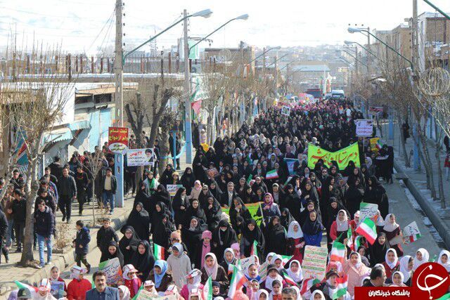 راهپیمایی ۲۲ بهمن در شهرستان&zwnj;های آذربایجان غربی