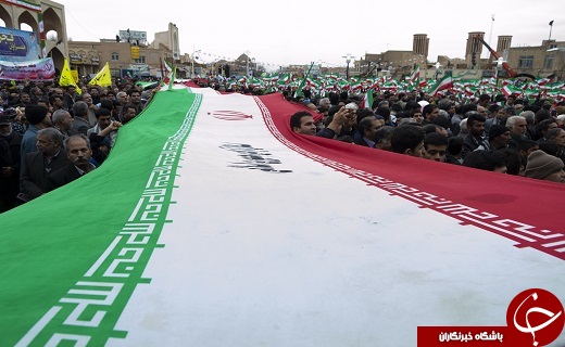حماسه ای دیگر از وحدت و همبستگی مردم دارالعباده یزد در فجر۹۷ +تصاویر