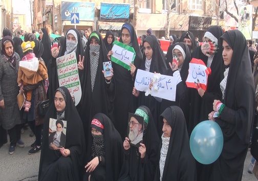 جلوه&zwnj;های ویژه از راهپیمایی ۲۲ بهمن ۹۷ در کردستان