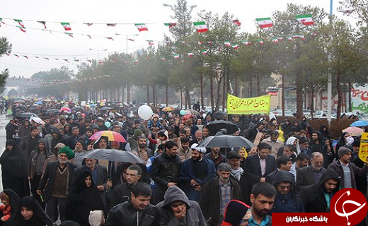 حضور پرشور مردم شهرستان&zwnj;های یزد در راهپیمایی ۲۲ بهمن ۹۷+تصاویر