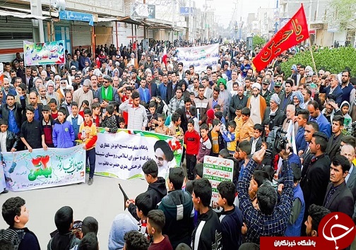 تقدیر و تشکر سرپرست فرمانداری حمیدیه از حضور مردم این شهرستان در راهپیمایی ۲۲ بهمن