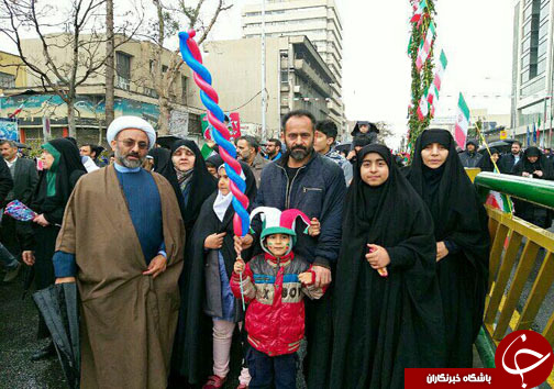 حضور پرشور دیار علویان در جشن چهل سالگی انقلاب اسلامی +تصاویر