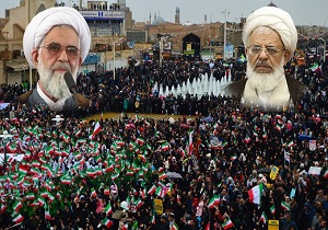 پیام قدردانی امام جمعه یزد و نماینده مردم استان در مجلس خبرگان رهبری از حضور مردم در جشن ۴۰ سالگی انقلاب