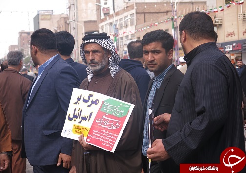 راهپیمایی مردم غیور و انقلابی در جای جای خوزستان+تصاویر