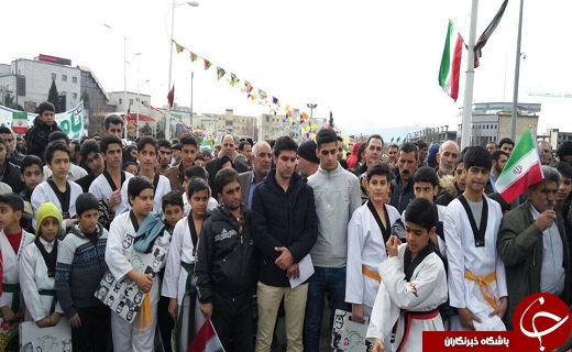 حضور ورزشکاران یزدی در چهمین جشن انقلاب +تصاویر