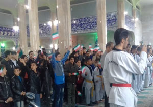 راهپیمایی ۲۲ بهمن در روستای کهلا + فیلم
