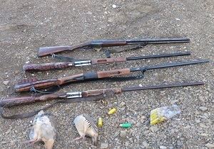 دستگیری ۲ شکارچی متخلف در شهرستان اردبیل