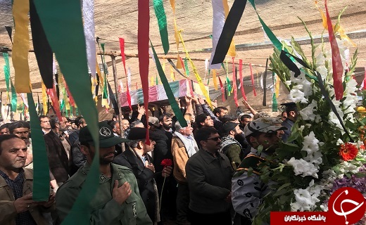 تشییع و خاکسپاری شهید گمنام در انرژی اتمی تفت