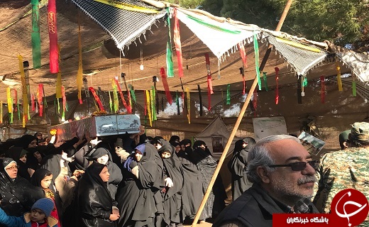 تشییع و خاکسپاری شهید گمنام در انرژی اتمی تفت