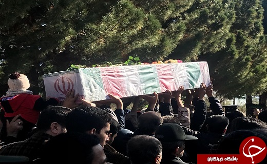 تشییع و خاکسپاری شهید گمنام در انرژی اتمی تفت