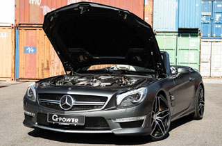 نیروگاه ۸۰۰ اسب‌بخاری شرکت G پاور بر روی مرسدس SL63 AMG +تصاویر