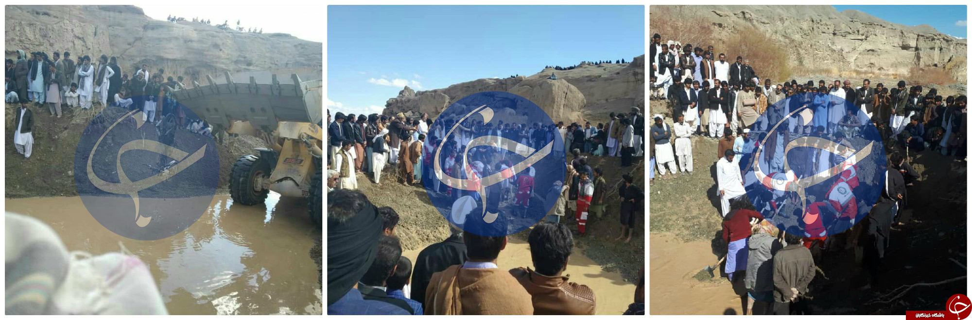 کشف جسد جوان غرق شده پس از۲۰ساعت تلاش در سیلاب رودخانه لادیز +تصاویر