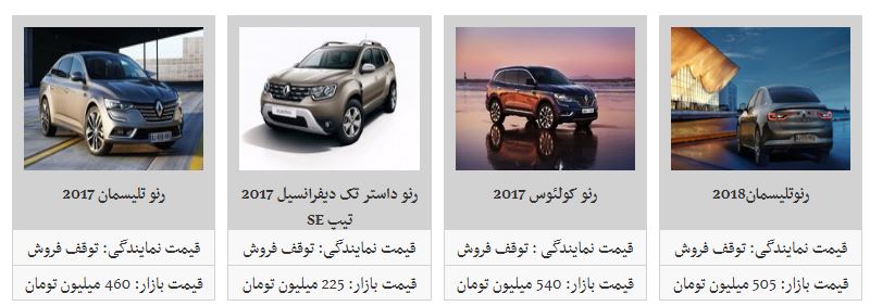 رنو تلیسمان در بازار چند؟