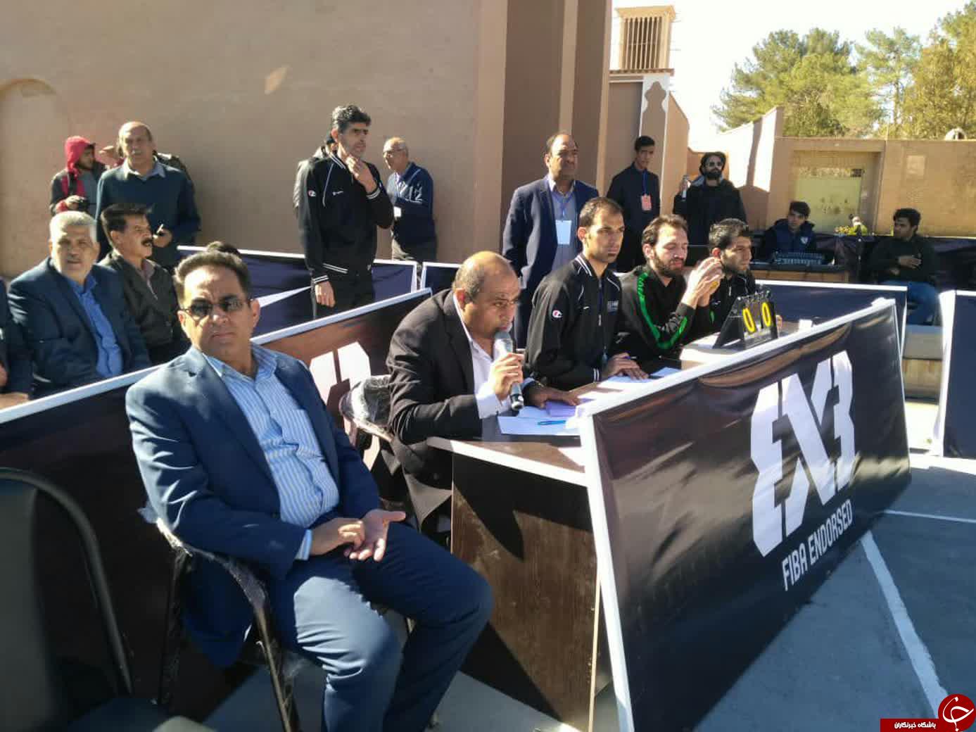 جشنواره سه نفره بسکتبال در رفسنجان آغاز شد + تصاویر