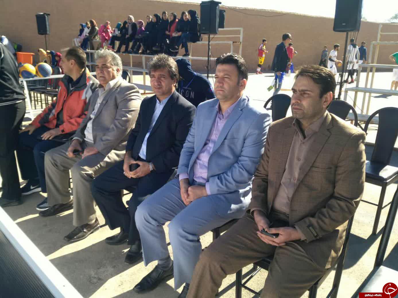 جشنواره سه نفره بسکتبال در رفسنجان آغاز شد + تصاویر