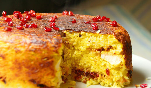 چگونه یه پلو ته چین مرغ لذیذ درست کنیم؟