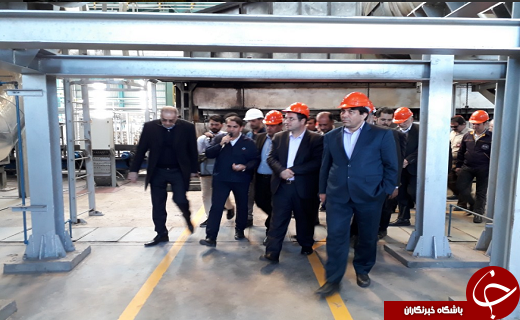 بازدید وزیر صنعت، معدن و تجارت از گندله سه چاهون بافق و مجتمع معدنی فولاد + تصاویر