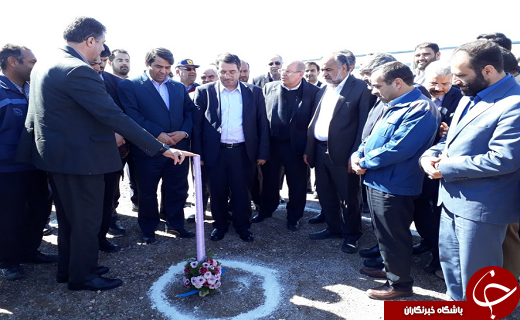 کلنگ زنی کارخانه گندله سازی پنج میلیون تنی مجتمع معدنی و صنعت آهن و فولاد بافق+ تصاویر
