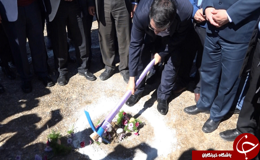 کلنگ زنی کارخانه گندله سازی پنج میلیون تنی مجتمع معدنی و صنعت آهن و فولاد بافق+ تصاویر