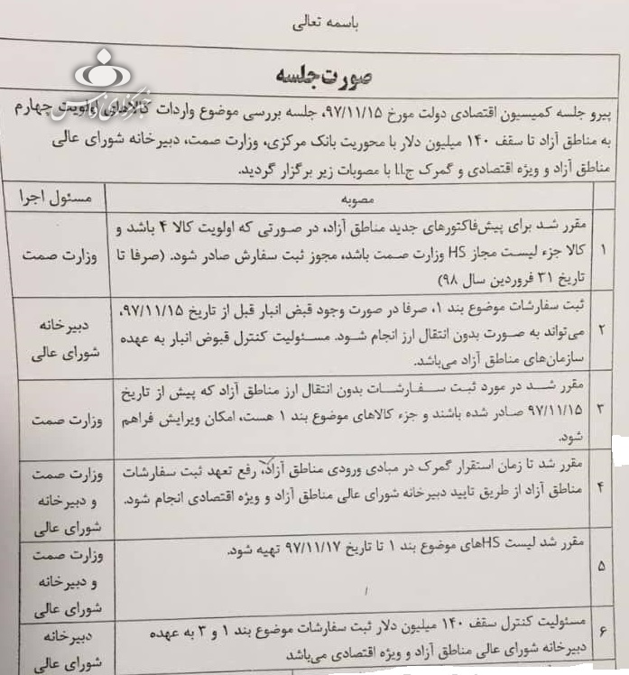 صدور مجوز برای واردات کالای لوکس و مصرفی به مناطق آزاد + جزئیات