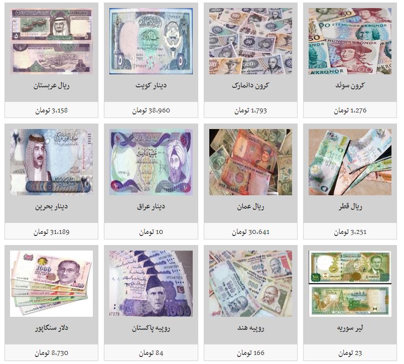 ریزش نرخ تمامی ارز&zwnj;ها در بازار