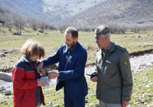 نوجوان لرستانی ناجی پرنده شکاری